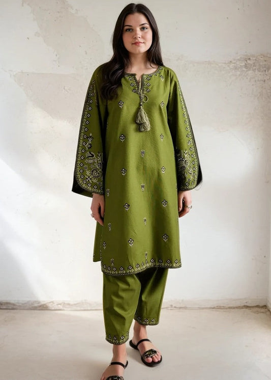 Hijab Embroidered 2-Pieces - UK