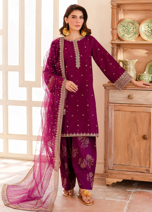 Sofia Embroidered (stitched) - 3pcs - UK
