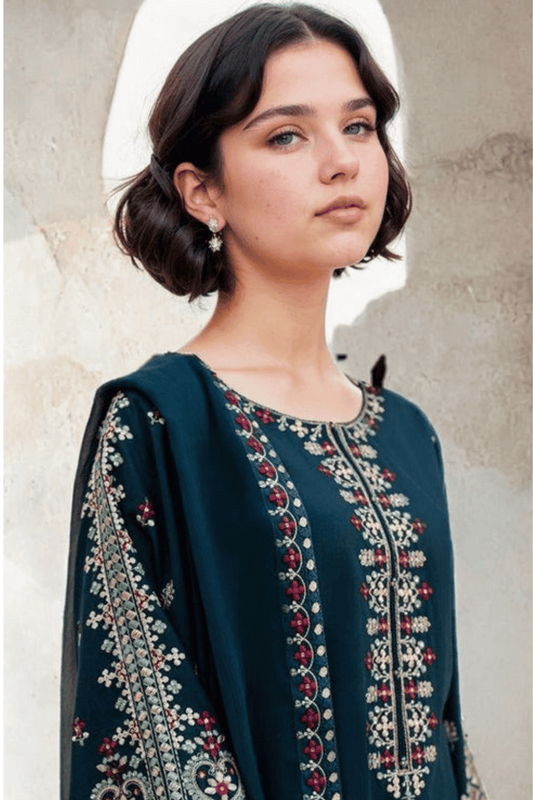 Aadab Embroidered 3pcs - UK