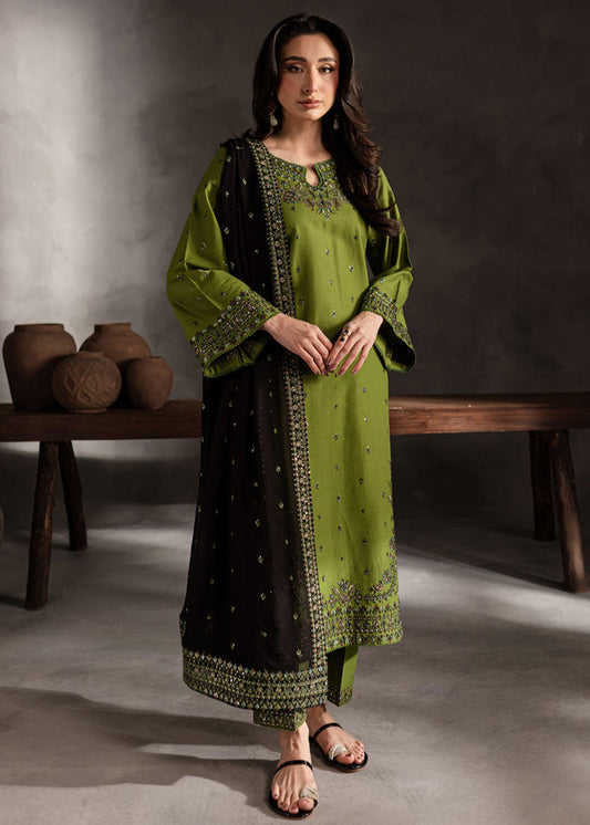 Ezzah 3pcs - Lawn Embroidered - UK