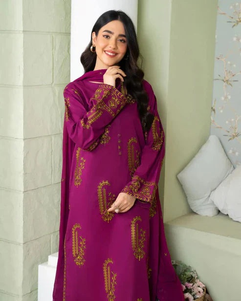 Amber Embroidered 2pcs - UK