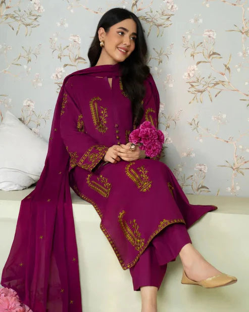 Amber Embroidered 2pcs - UK
