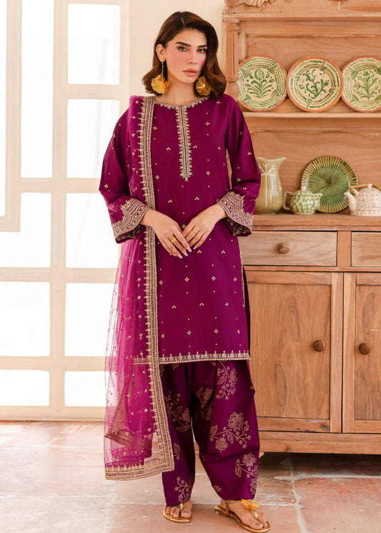 Sofia Embroidered (stitched) - 3pcs - UK